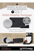 Orbit Display includes 3x Orbit Glasses, 3x Orbit Card 3x Orbit Stick ons